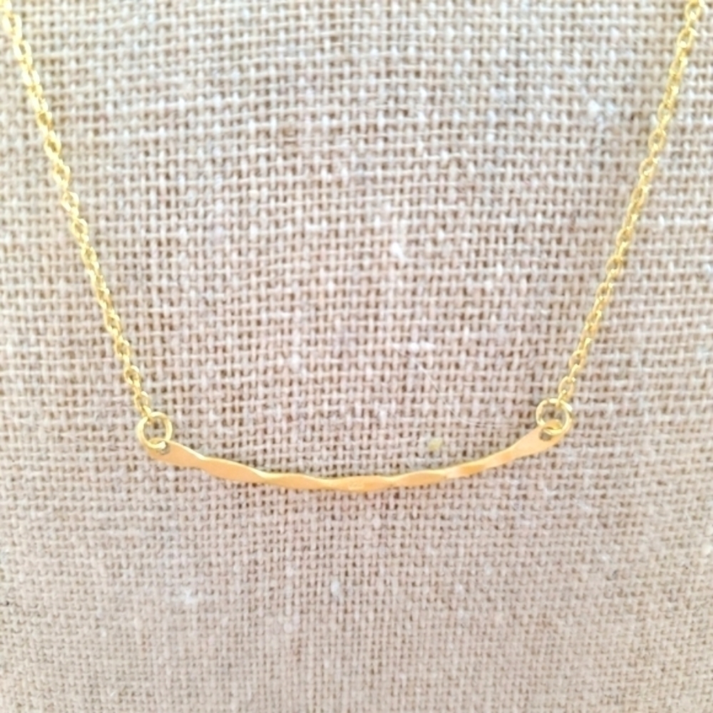 DAINTY Gold Plated Very Fine Necklace - Picture 1 of 5